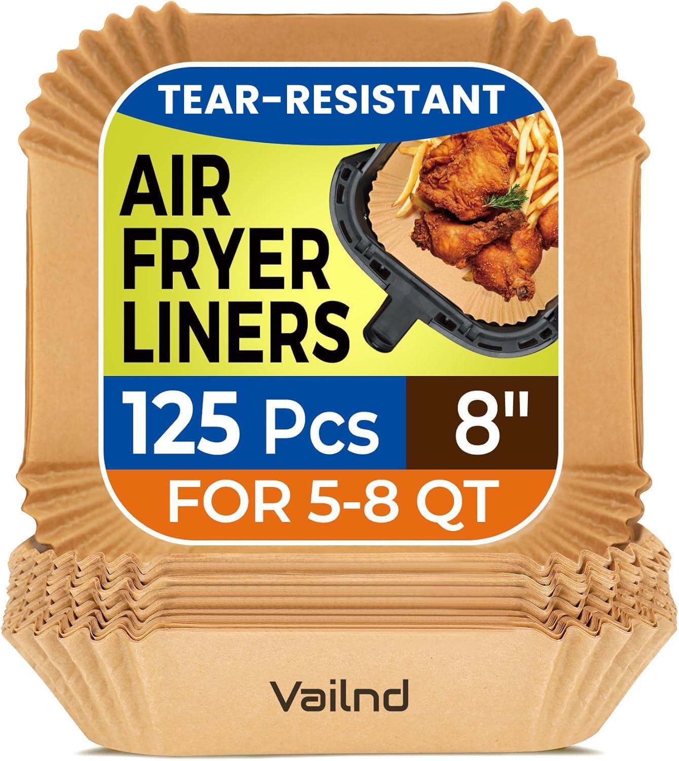 Air fryer paper liners pack
