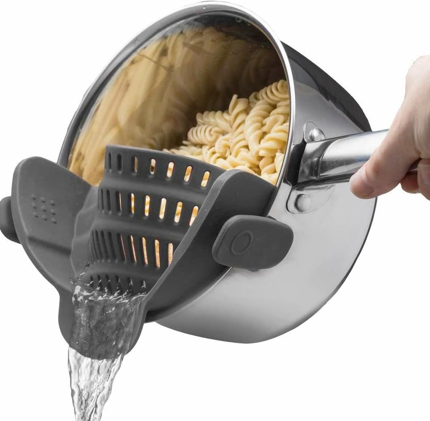 Kitchen Gizmo Snap N' Strain clip-on strainer