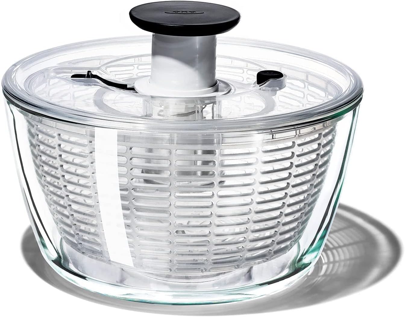 OXO Good Grips glass salad spinner
