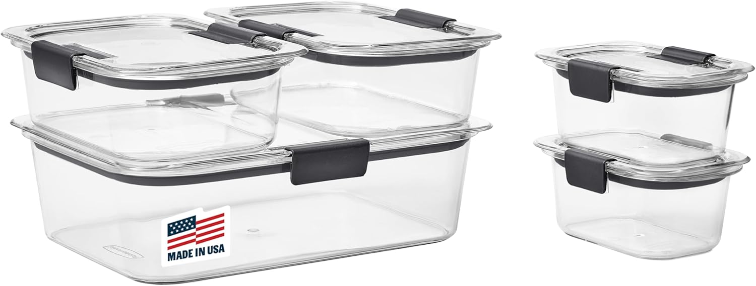 Rubbermaid Brilliance food storage container set
